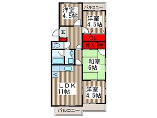 煉瓦館71の物件間取画像